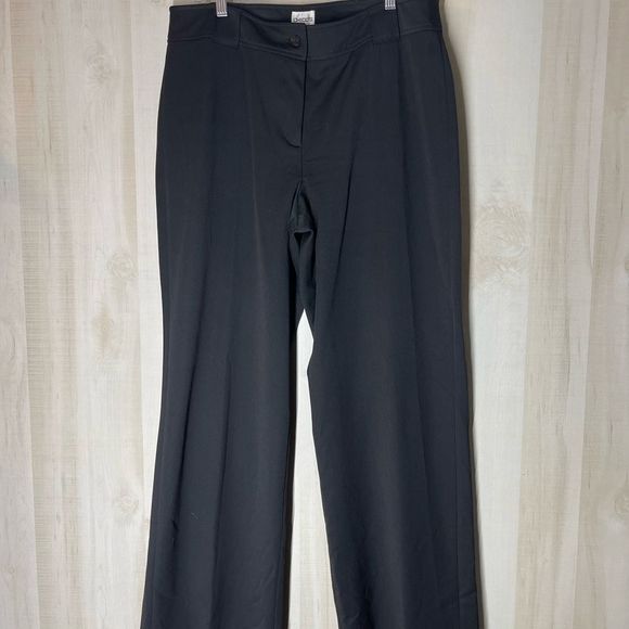 Chico’s black slacks pants straight leg, Chico’s size 3, US size 16 - Picture 2 of 16